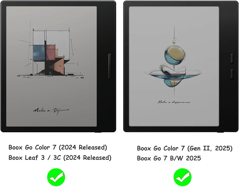 Amazon.com: GOVTVA Magnetic Leather Case for 7'' Onyx Boox Go 7