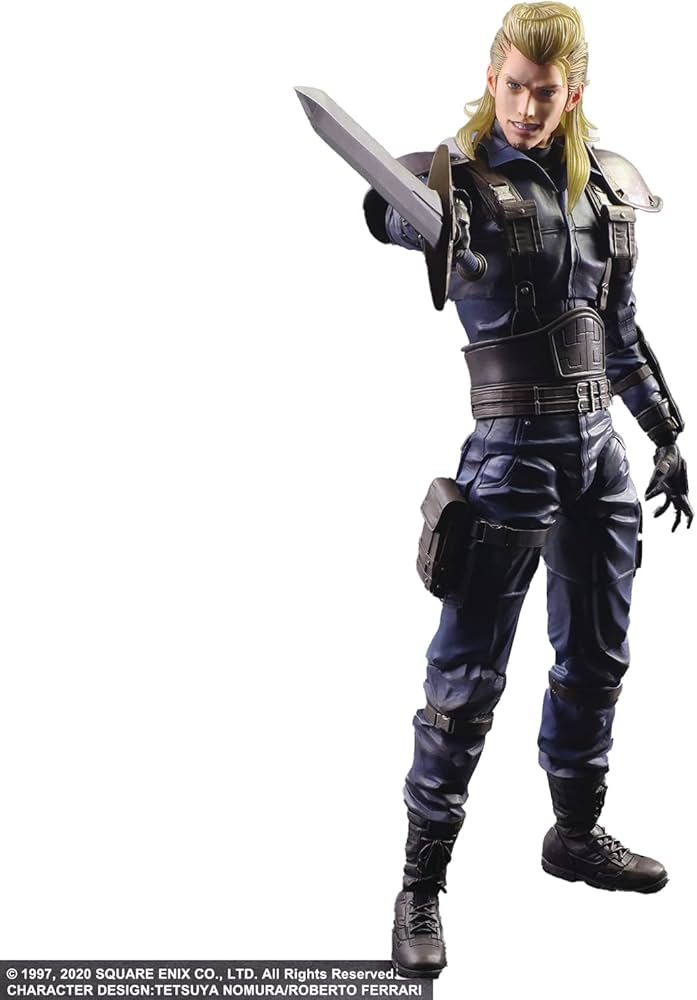 Amazon.com: Final Fantasy VII Remake: Roche Play Arts Kai Action