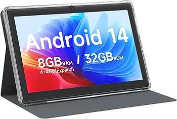 Amazon.com : Android 14 Tablet 7 inch Tablets with Case, 8GB RAM