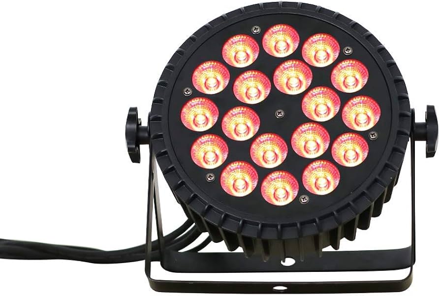 Amazon.co.jp: IMRELAX LED パーライト18灯×10W RGBW 4in1 ステージ