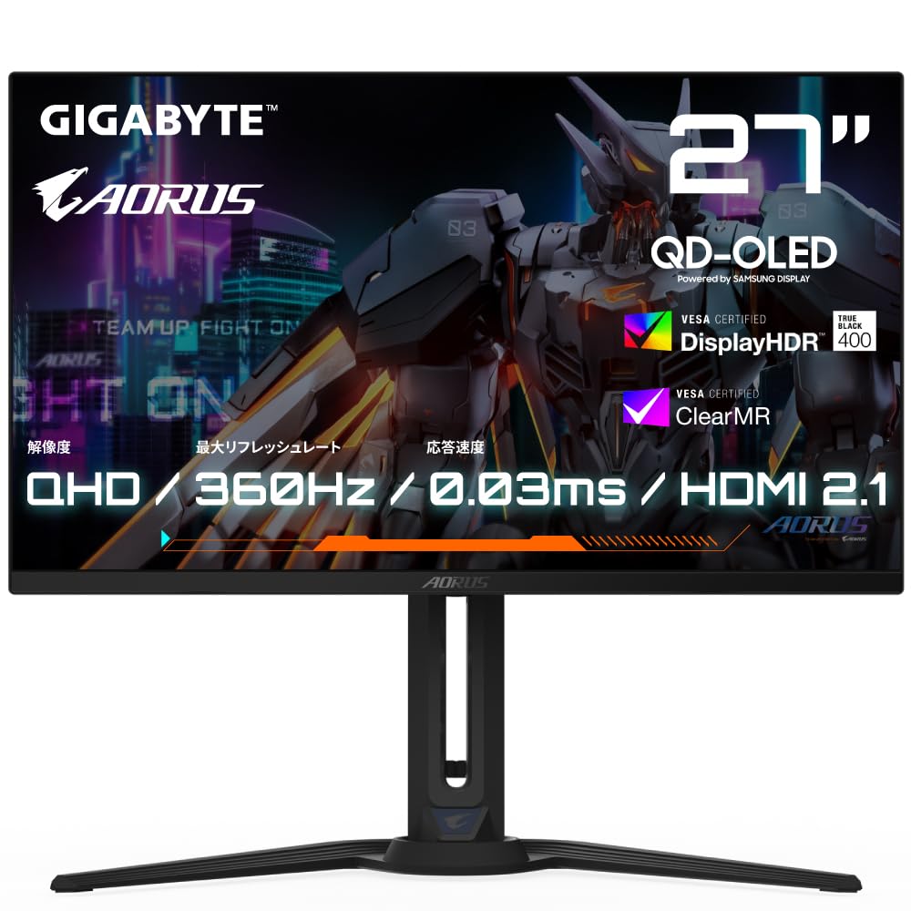 Amazon.co.jp: GIGABYTE AORUSシリーズ ゲーミングモニター 27インチ