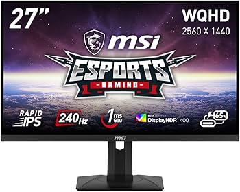Amazon.co.jp: MSI ゲーミングモニター G274QPX 27インチ/WQHD/RAPID