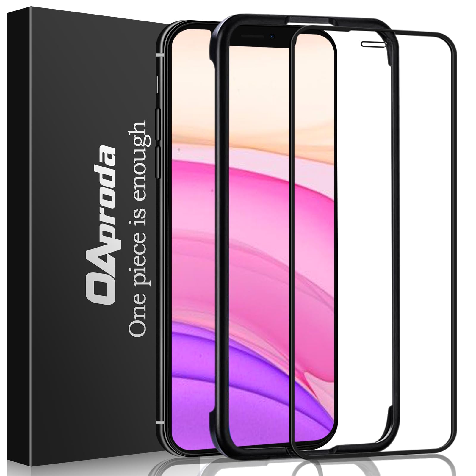 Amazon | OAproda ガラスフィルム iPhone 11 / XR 用 全面保護