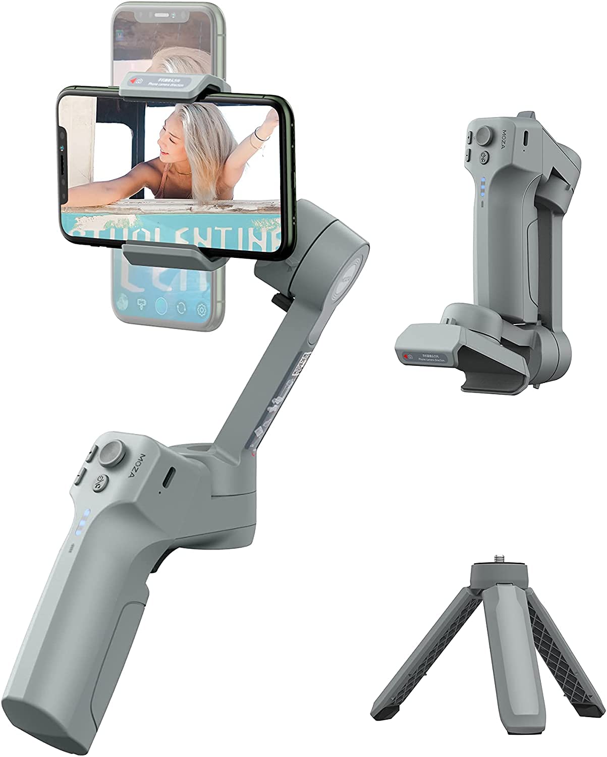 Amazon.co.jp: MOZA Mini MX2 スマホ用ジンバル 3軸手持ち