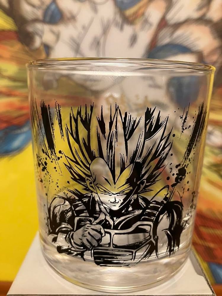 Amazon.co.jp: ドラゴンボ ールZ 超ベジータ ビジュアルアートグラス