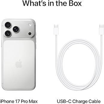 Amazon.com: iPhone 17 Pro Max (Silver, 512, GB) : Cell Phones