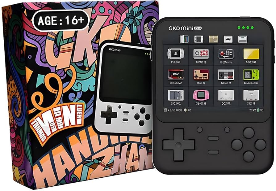 Amazon.co.jp: GKD Mini Plus レトロハンドヘルドゲームコンソール