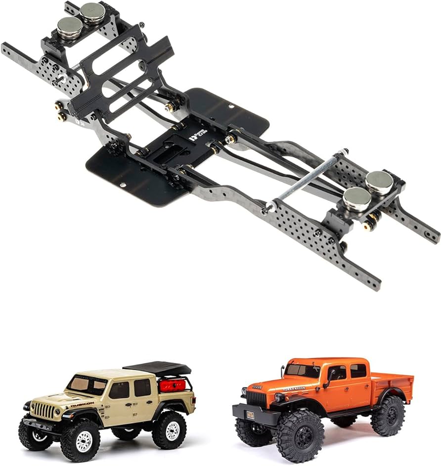 Amazon.com: RampCrab Carbon Fiber Chassis Kit for SCX24, 7° Angled