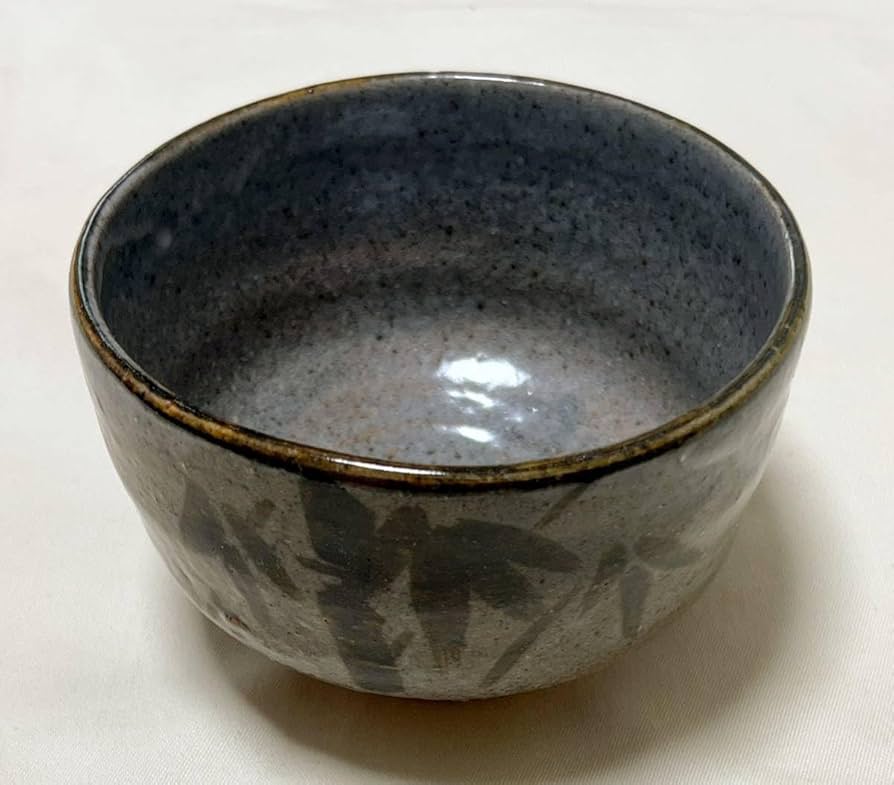 Amazon.co.jp: 陶芸 唐津焼 竹之絵 絵唐津抹茶茶碗 茶道具 : ホーム