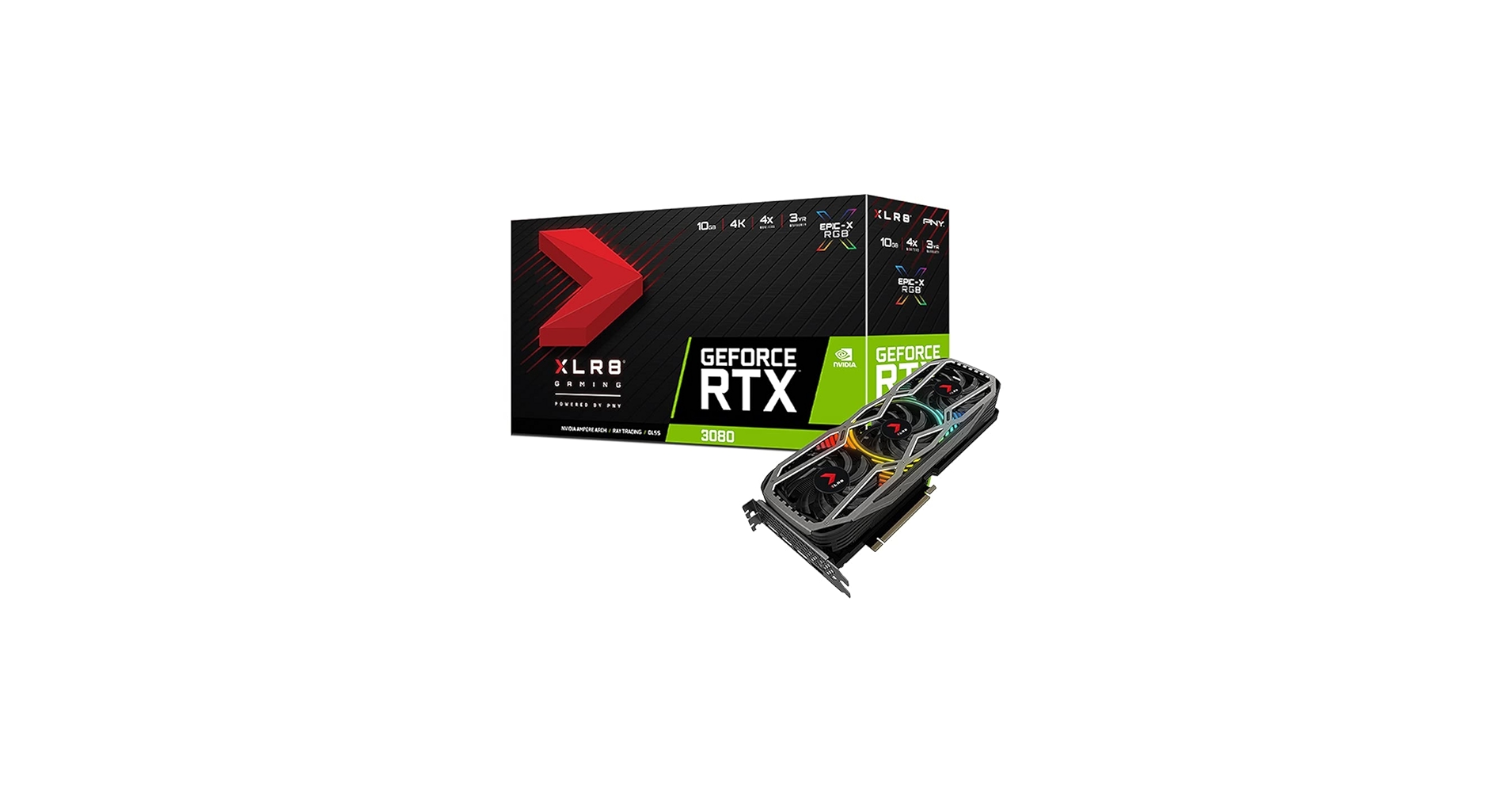 Amazon.com: PNY GeForce RTX 3080 10GB XLR8 Gaming Revel Epic-X RGB