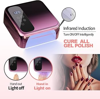 Amazon.co.jp: BETE コードレス UV ネイルランプ - 72W 充電式 LED