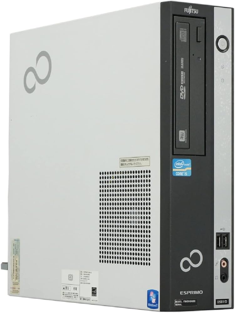 Amazon.co.jp: 中古パソコン 富士通 ESPRIMO D581/D(DX) Windows10