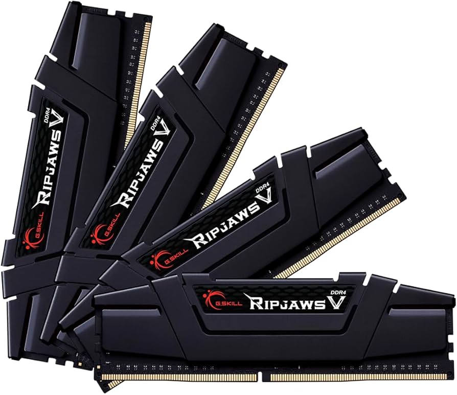 G.SKILL RipjawsV Series DDR4 RAM (XMP) 128GB (4x32GB) 3600MT/s