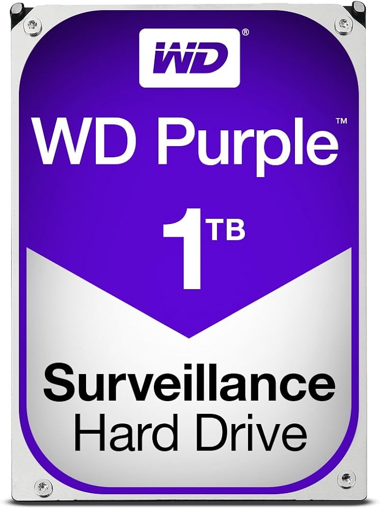 Amazon.com: WD Purple 1TB Surveillance Hard Disk Drive - 5400 RPM