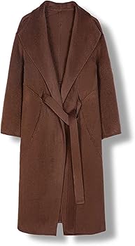 Amazon.com: Women'S Alpaca Blend Reversible Wool Pea Coat Lapel