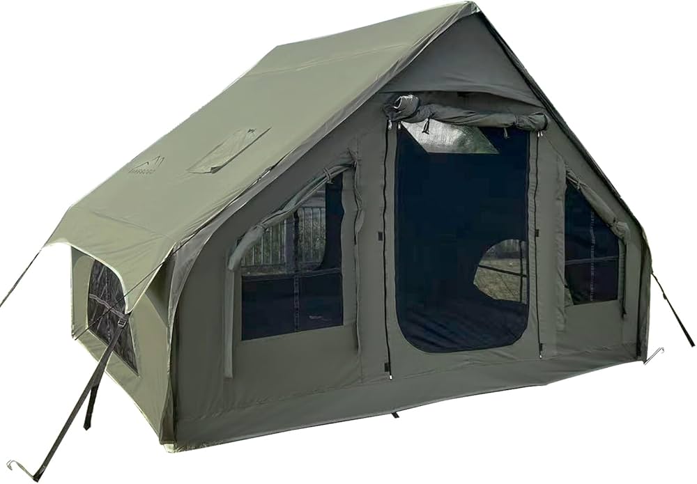 Amazon.co.jp: GOTENTIFY インフレータブルテント エアー アーミー