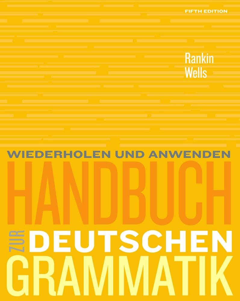 Amazon | Handbuch zur deutschen Grammatik: Wiederholen Und