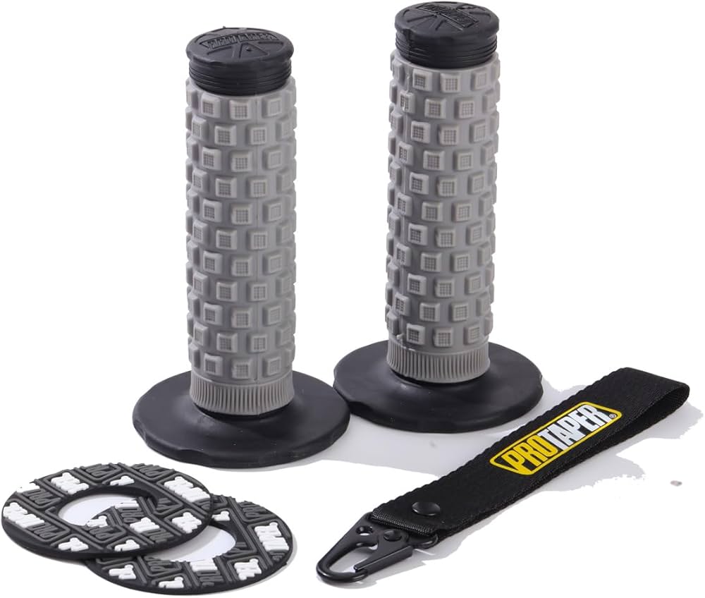 Amazon.co.jp: ハンドルグリップオートバイプロテーパーダートピット