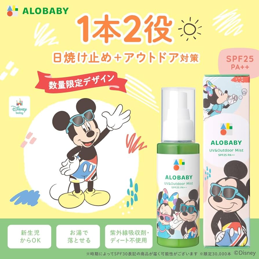 Amazon.co.jp: 【ディズニーデザイン 】日焼け止め アロベビー UV&