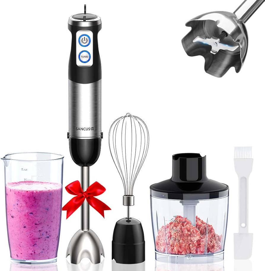 Amazon | SANCUSTO ハンドブレンダー 1台5役 ハンドミキサー フード