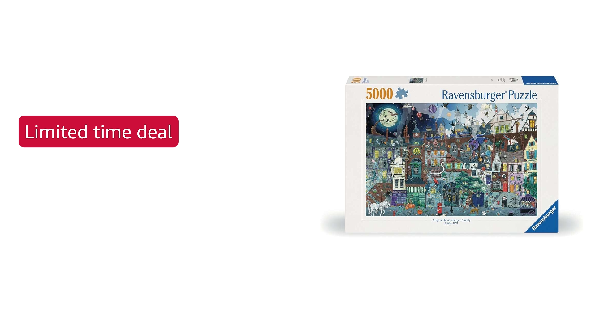 Amazon.com: Ravensburger - Fantasy Street - 5000 Piece Jigsaw