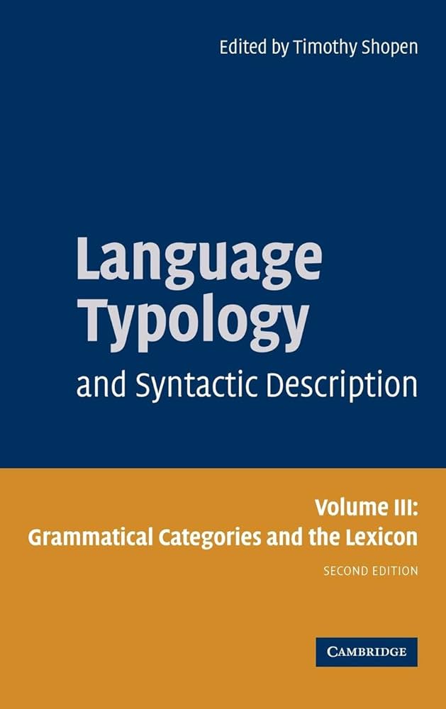 Amazon.com: Language Typology and Syntactic Description: Volume 3