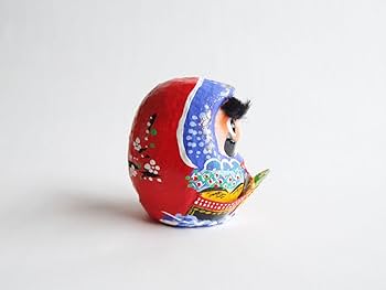 Amazon | 郷土玩具 民藝 宮城県 仙台張子 松川だるま 宝船 3寸 | 民芸
