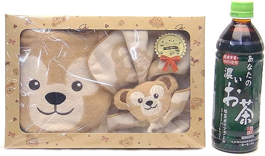 Amazon | ダッフィー ギフトセット（スタイ、ガーゼハンカチ×2枚