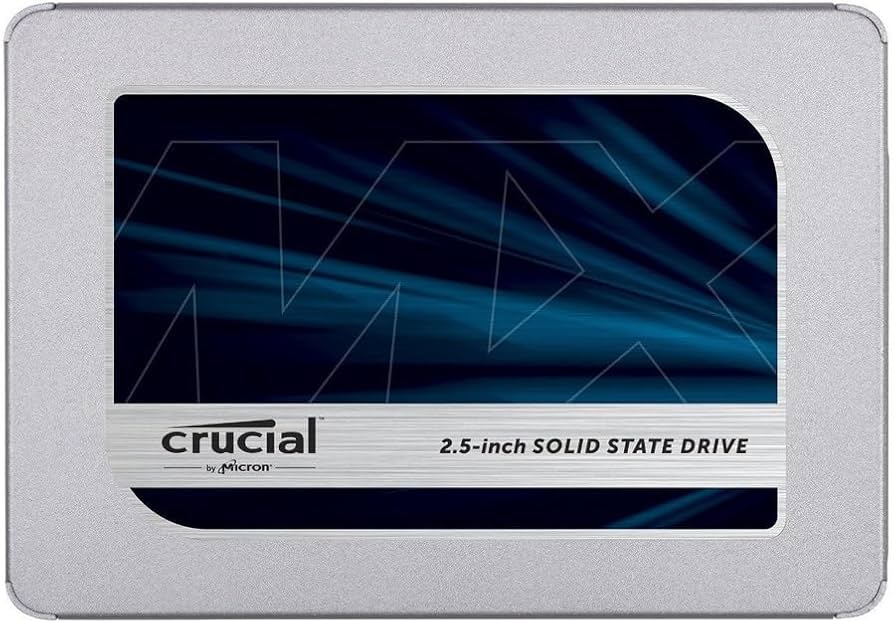 SSD Crucial MX500 3D NAND SATA de 2,5 polegadas CT1000MX500SSD1, 1