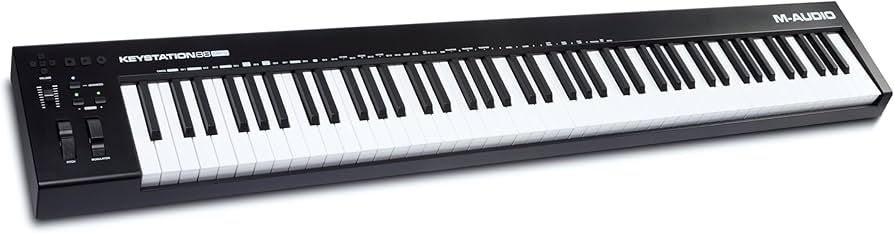 Amazon.com: M-AUDIO Keystation 88 MK3 88 Key Semi Weighted MIDI