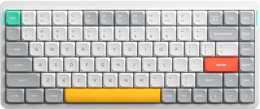 Amazon.com: nuphy Air75 V2 Low Profile Keyboard,RGB Backlight