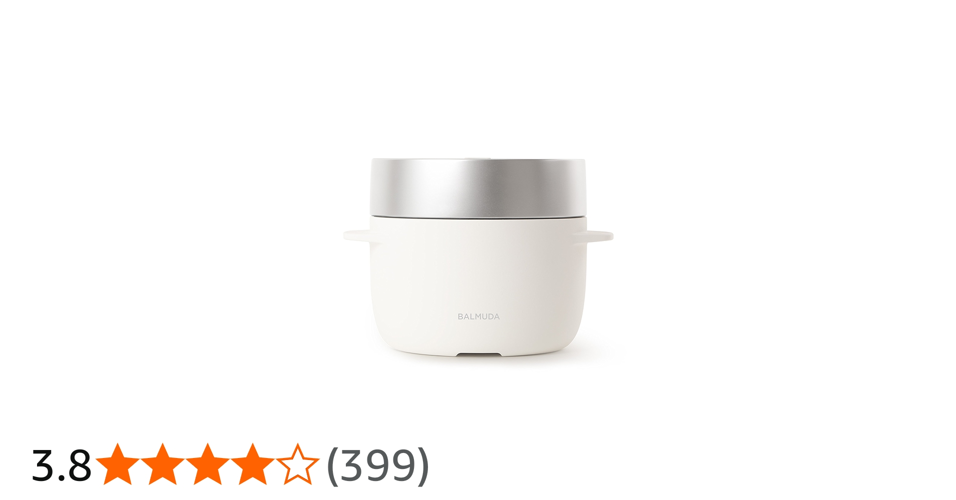 Amazon | バルミューダ ザ ゴハン 3合炊き電気炊飯器 BALMUDA The