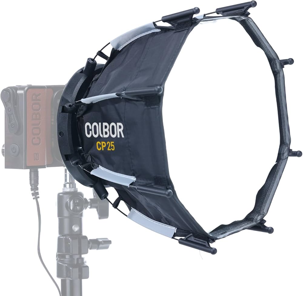 Amazon | ソフトボックス, COLBOR CP25 25cm パラボリック オクタゴン