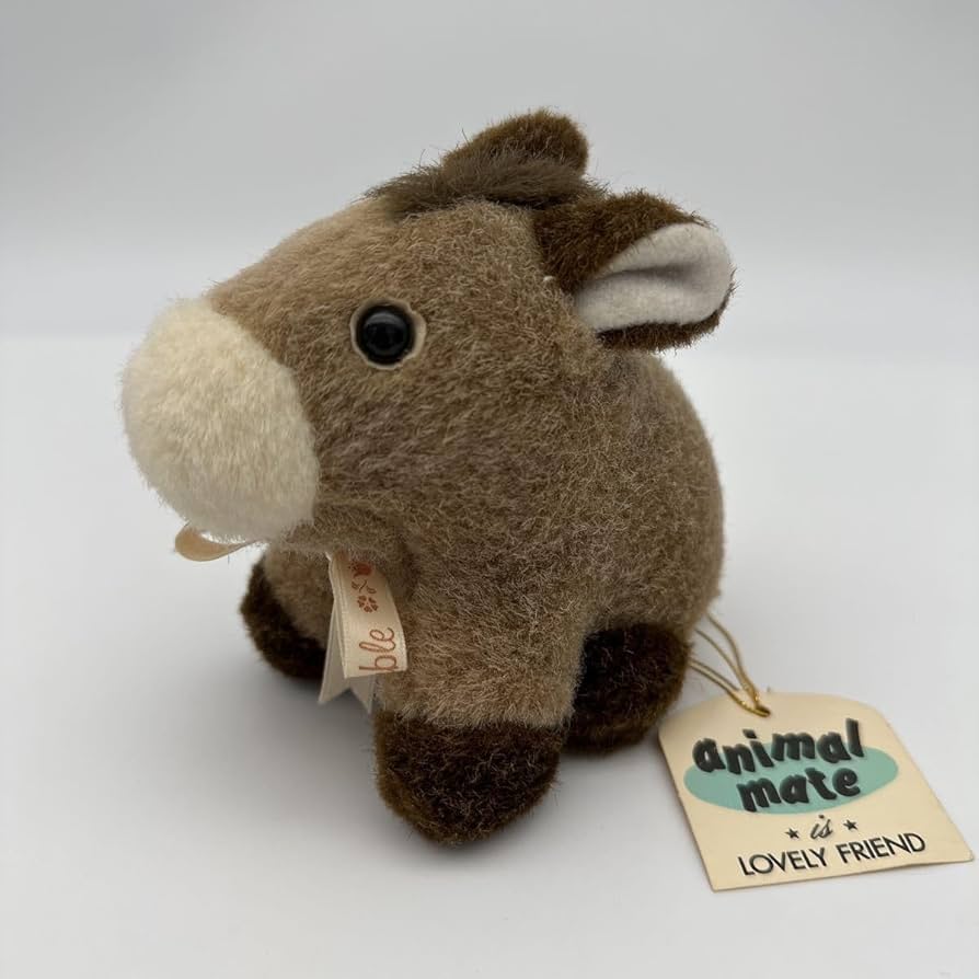 80年代 ビンテージ リトルハウス ロバ COFFEE BEAN ぬいぐるみ 80年代