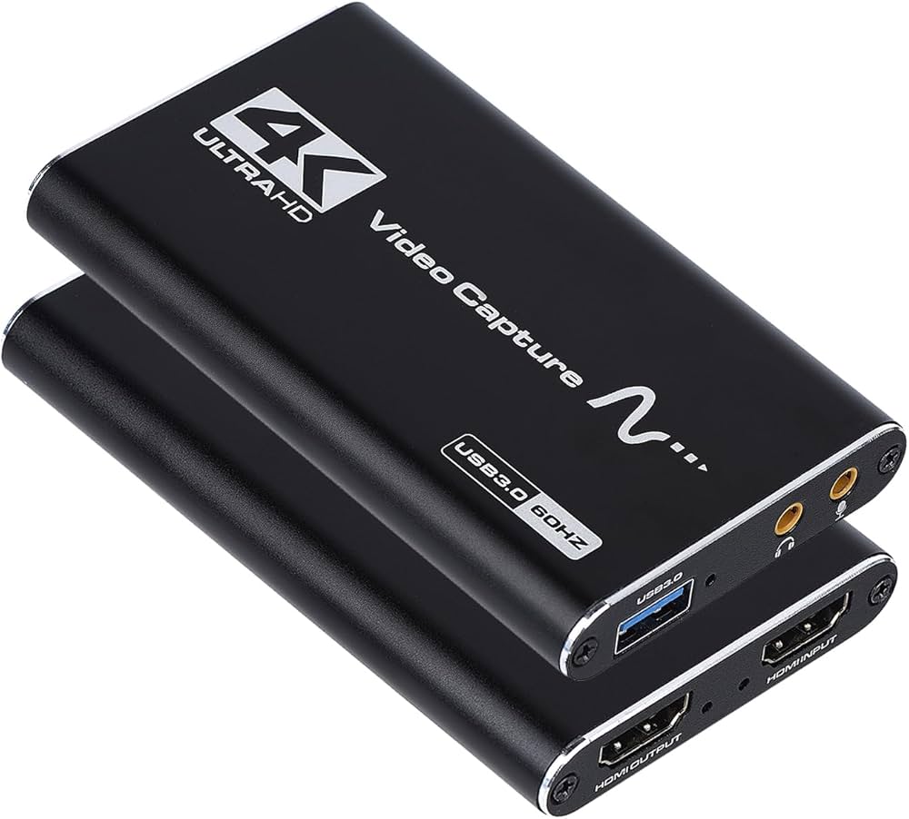 Amazon | キャプチャーボード 4K HDMIビデオキャプチャカード ゲーム