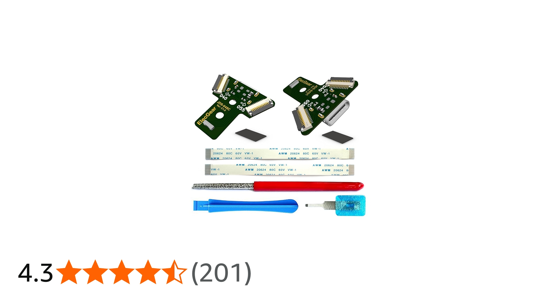 Amazon.co.jp: ElecGear 2個 USB C充電ポートPCB 用の第2世代 PS4