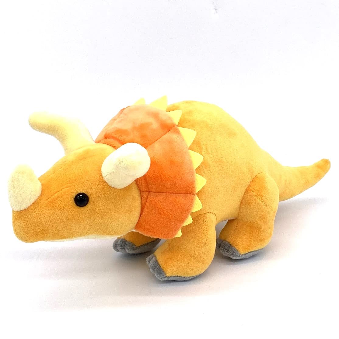 Amazon.co.jp: AQUA 恐竜 ぬいぐるみ トリケラトプス（オレンジ