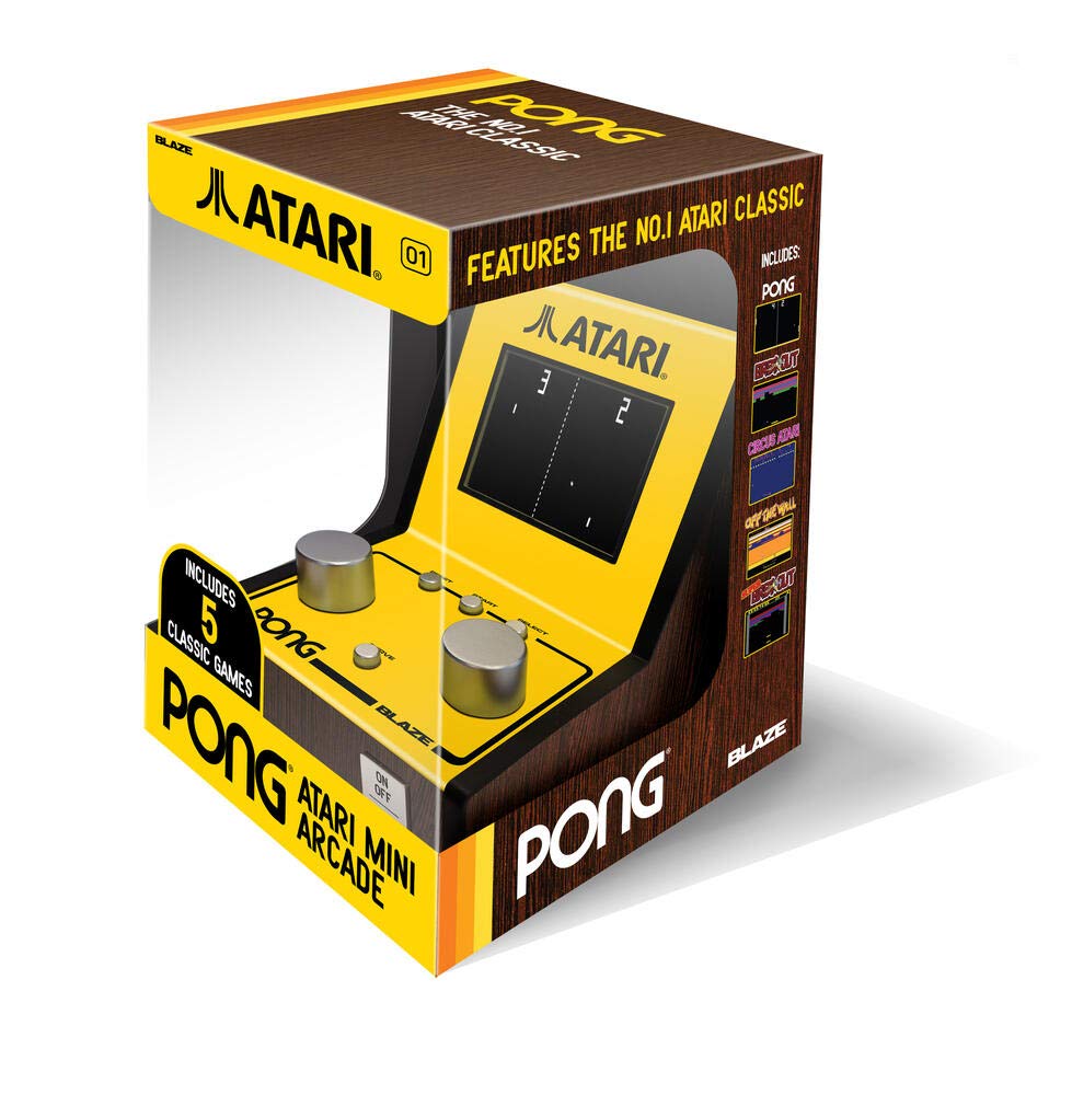 Atari Pong Mini Arcade (with 12 retro games) : Amazon.com.au