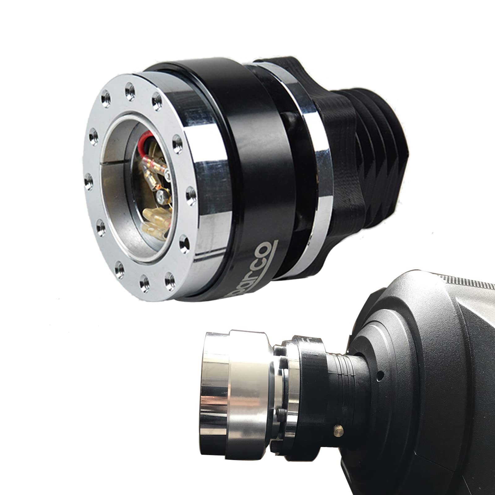 Amazon.co.jp: ユニバーサルステアリングホイールアダプタークイック