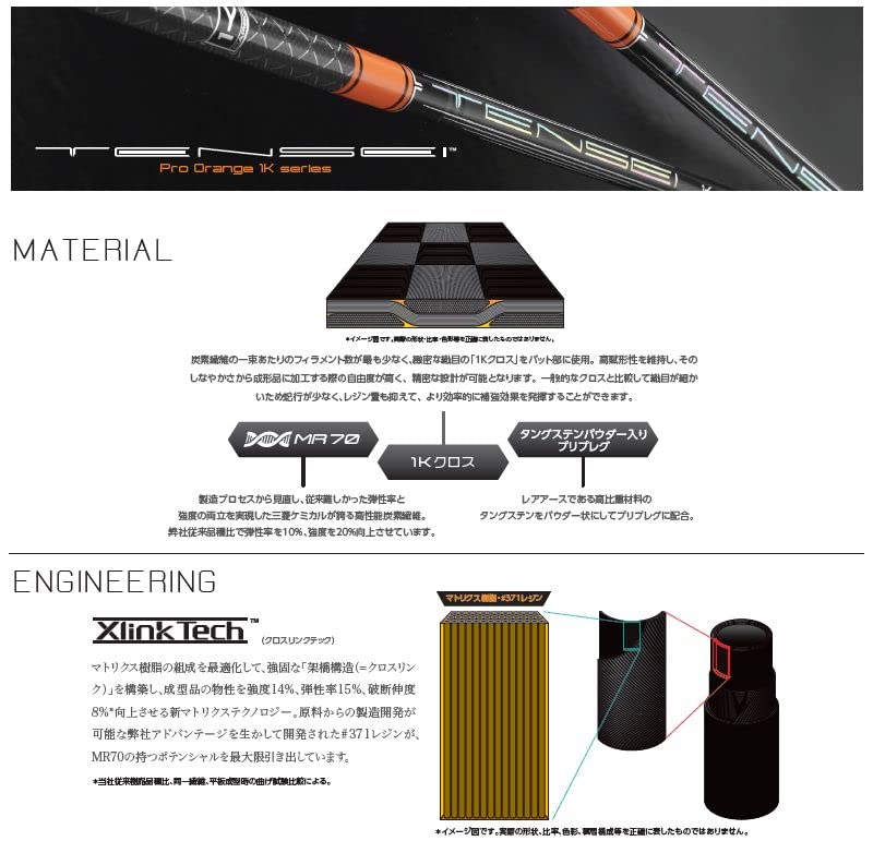 TENSEI™ Pro Orange 1K 60 X テーラーメイドスリーブ付きTENSEI 1K