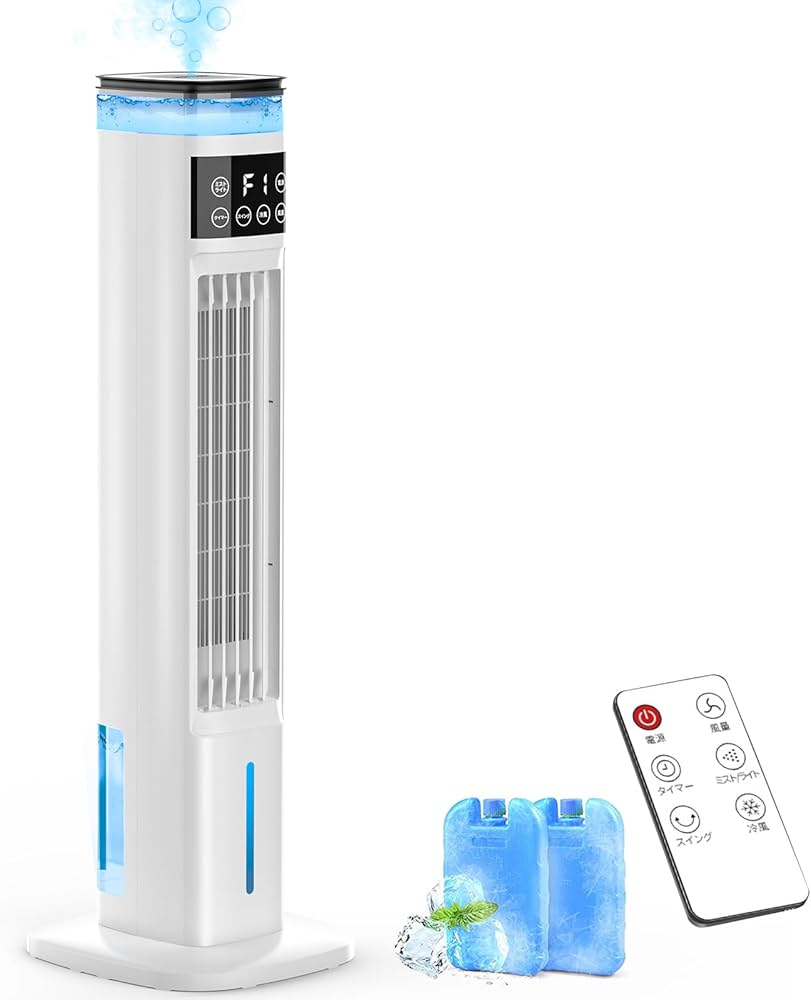 Amazon.co.jp: SOTCAR 冷風扇 冷風扇風機 【スリムタワー型 ダブル水