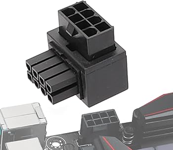 Amazon.co.jp: 8ピン電源コネクタ, CPU パワー 90 度アダプター, 家庭