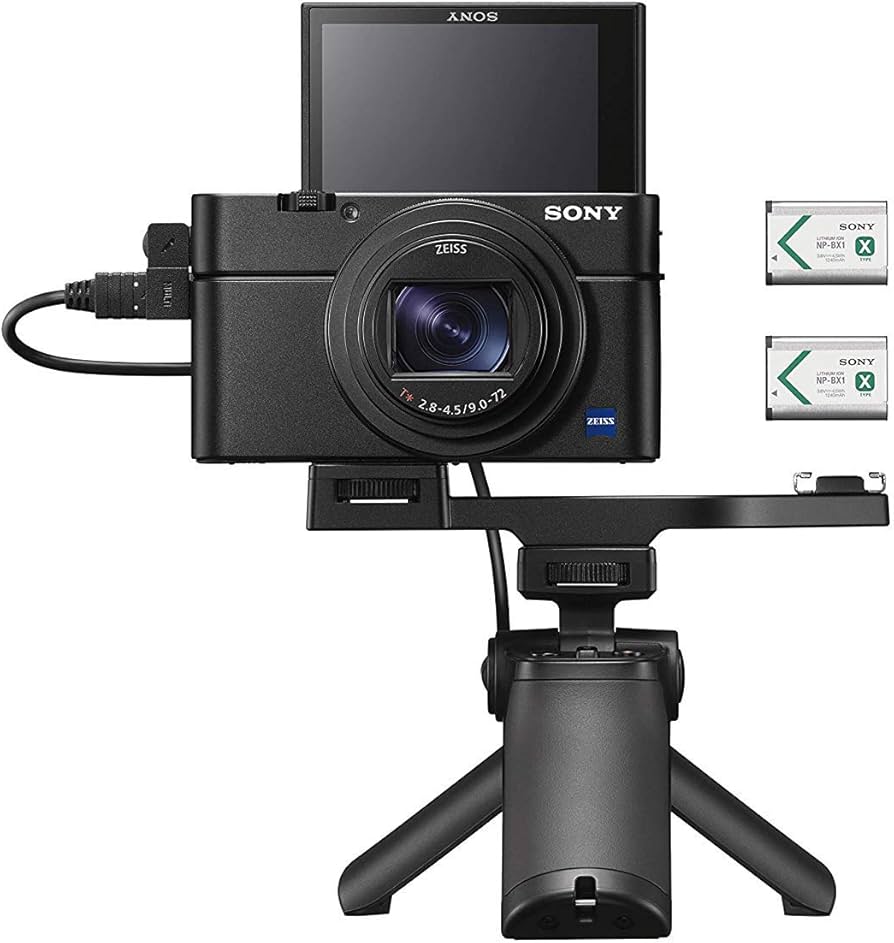 Amazon.com : Sony RX100 VII Premium Compact Camera with Grip and 2
