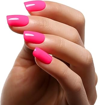 Amazon.com : Ozzeal Neon Gel Polish,0.5 Fl Oz Neon Pink Gel Nail