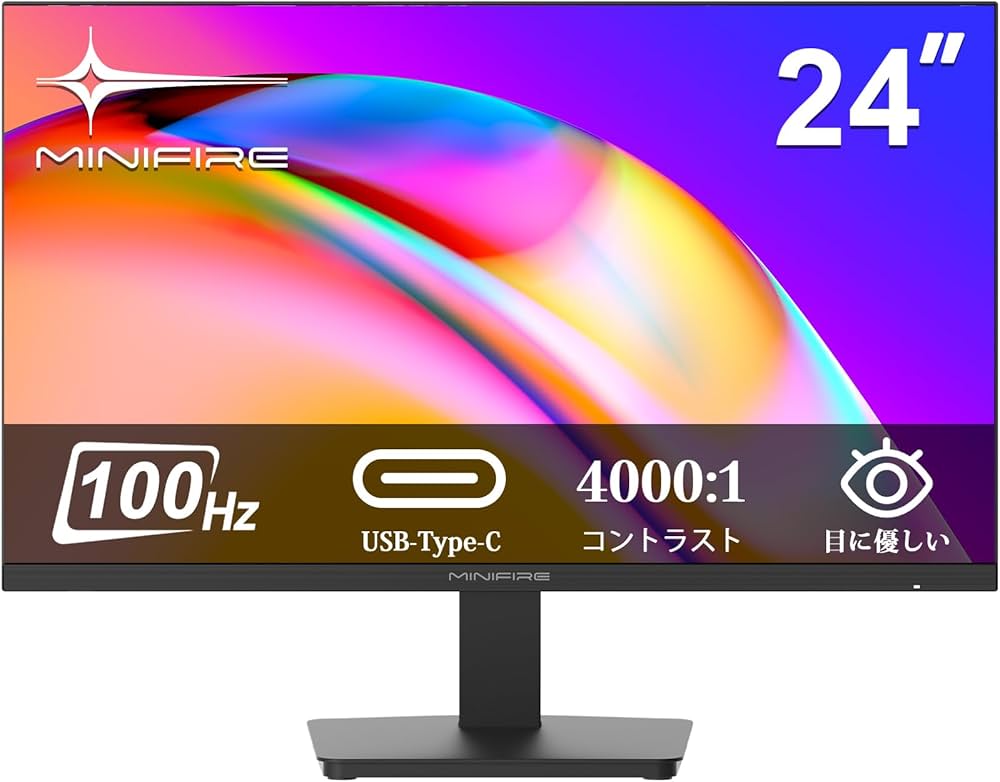 Amazon.co.jp: Minifire 24インチ モニター IPS ディスプレイ フルHD