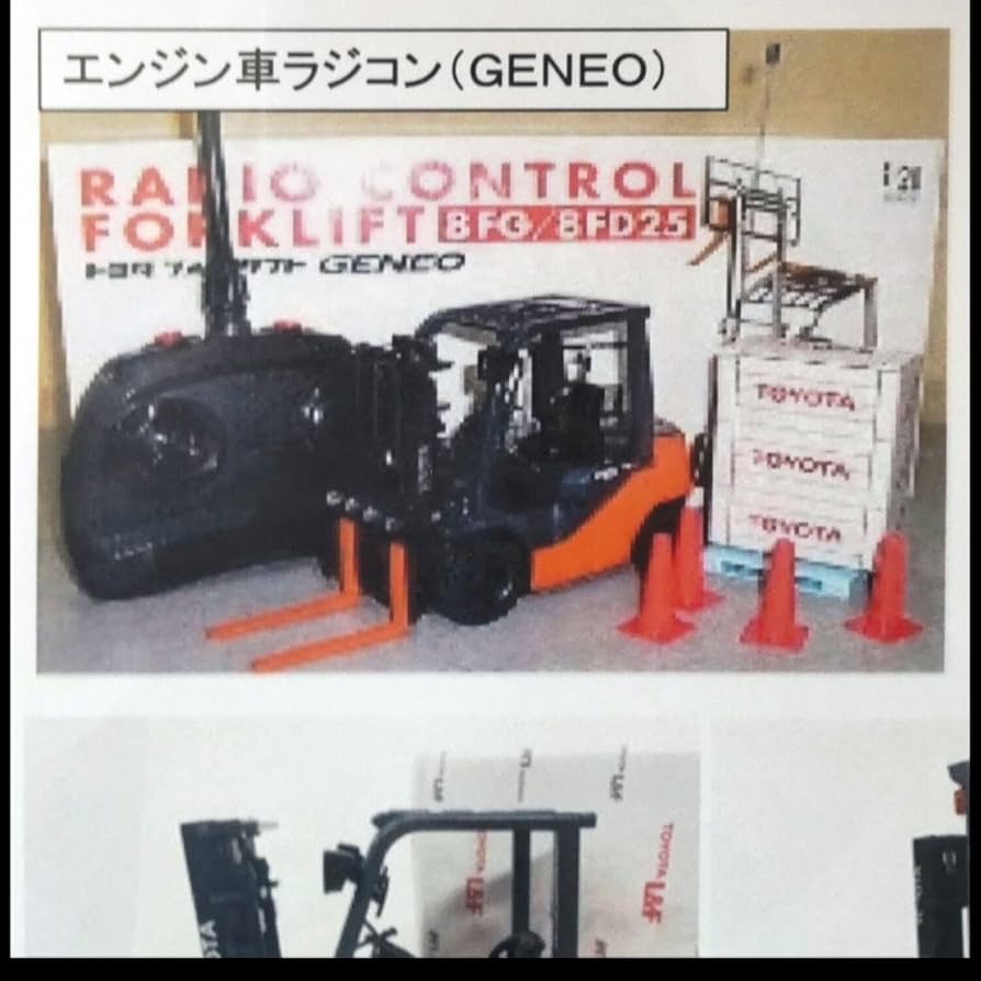 Amazon.co.jp: ラジコン トヨタフォークリフト GENEO 8FG 8FD25 : おもちゃ