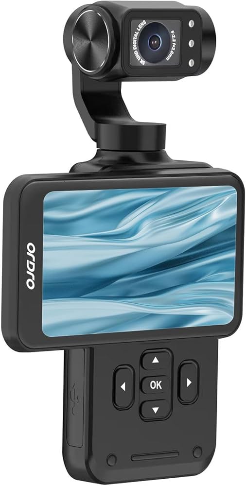 Amazon | Ordro M5 最新型 5K ジンバルカメラ ハンドヘルドビデオ