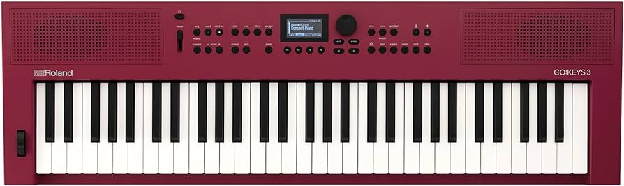 Amazon.co.jp: Roland ローランド 電子キーボード GOKEYS3-RD 61鍵盤