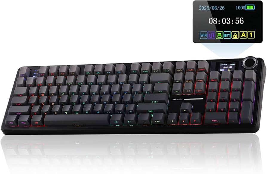Amazon.com: EPOMAKER X Aula F108 PRO Wireless Gaming Keyboard with