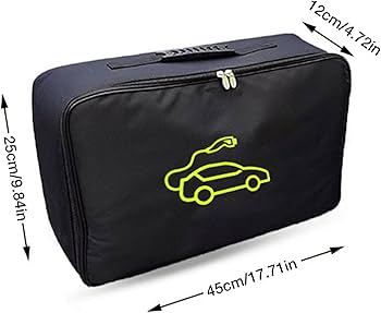 Amazon.co.jp: EV充電器収納バッグ EVケーブル収納袋 EV充電器ケーブル